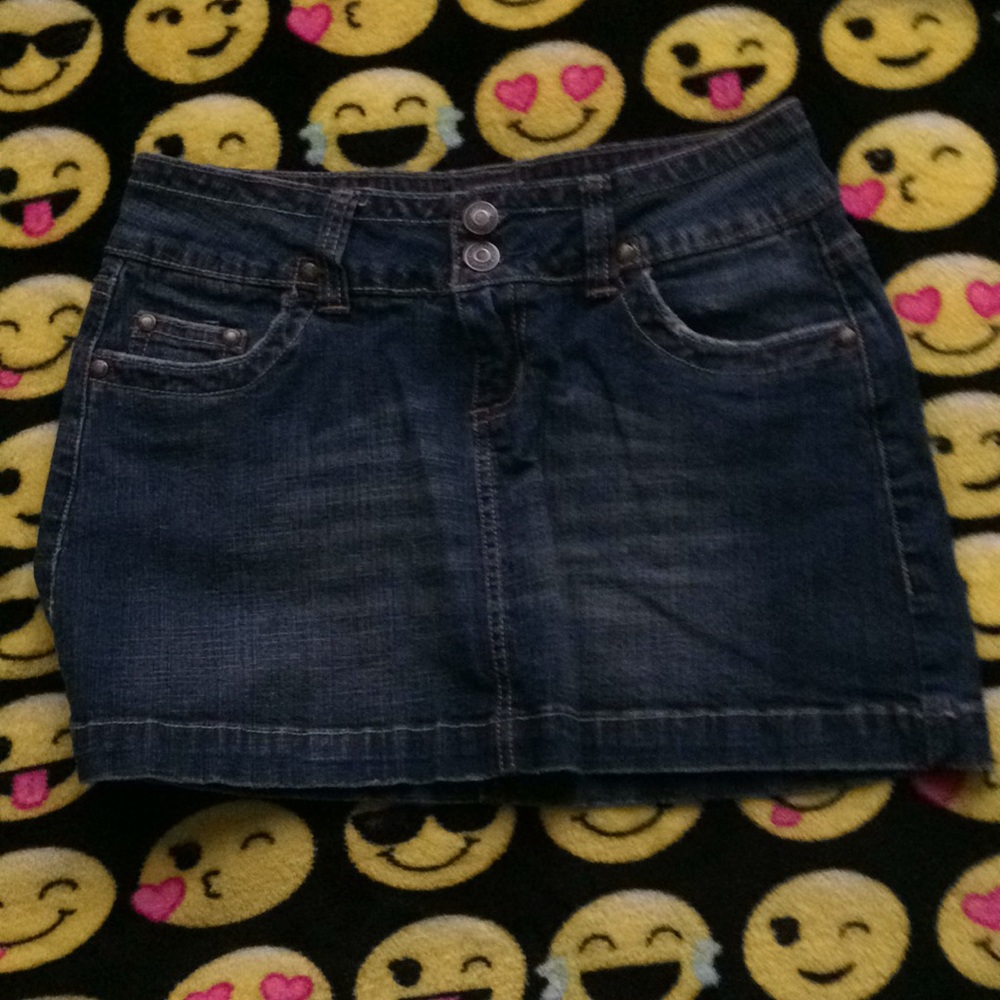 Woman’s denim skirt